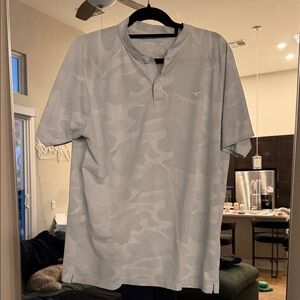 Avalon Golf Ice Camo Blade Collar Polo - Men’s Large